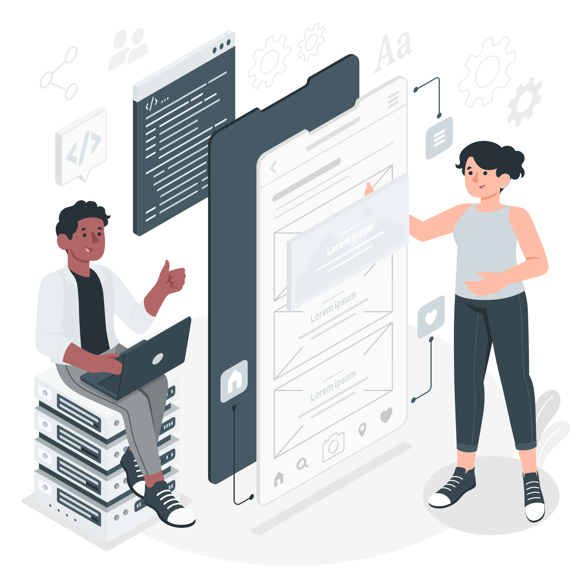 Mobile app showcase